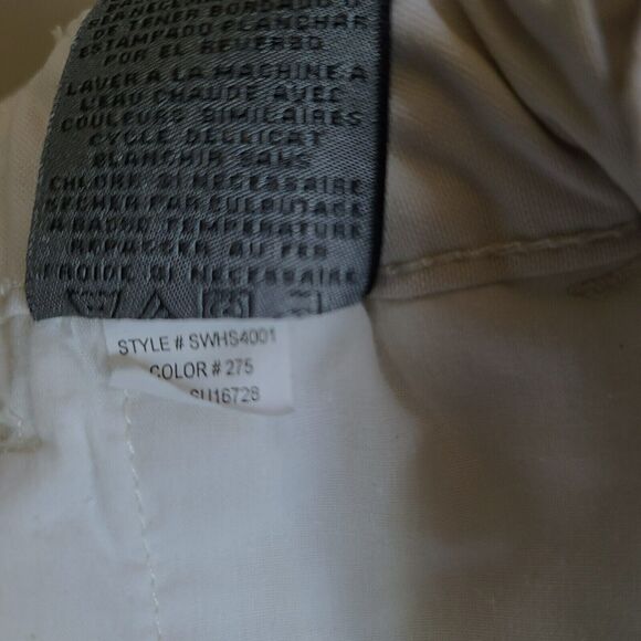 Savane Mens Shorts Beige Size 42 Cotton Blend Button Zip Closure Pockets - Picture 9 of 12